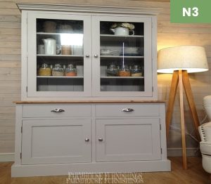 Beautiful Solid Pine Painted 4ft Welsh Dresser