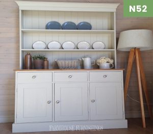 Solid Pine 4ft Open Shelved Welsh Dresser