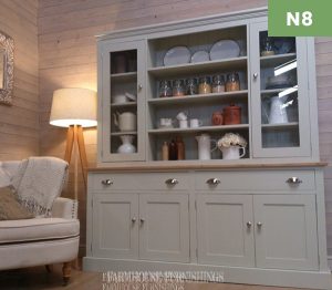 Hand Made Solid Pine Painted 6 ft Welsh Dresser