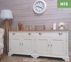 Hand mande Solid Pine 6ft Sideboard