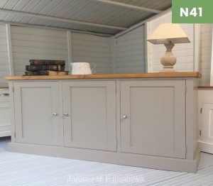 5ft Solid Pine Plank Top Sideboard