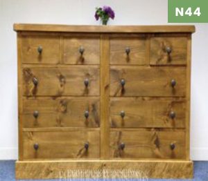 Rustic Solid Pine Sideboard/Chest of Drawers