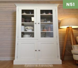 Solid Pine Larder Cupboard/Dresser Painted in James White