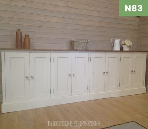 Solid Pine 9ft Sideboard