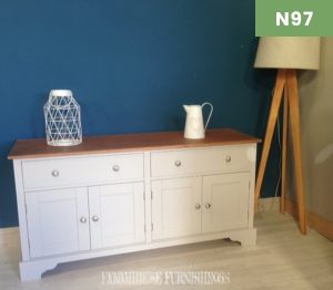 Beautiful Solid Pine 5ft Media Cabinet