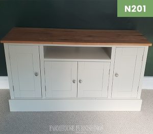 5FT Solid PINE & OAK TV CABINET