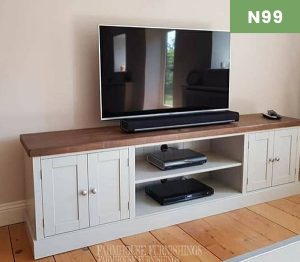 6ft Plank Top TV Unit/Cabinet
